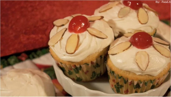 Amaretto Cream Cupcakes